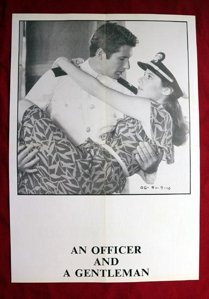 軍官與間諜   軍官與紳士    電影雜誌內夾頁小海報