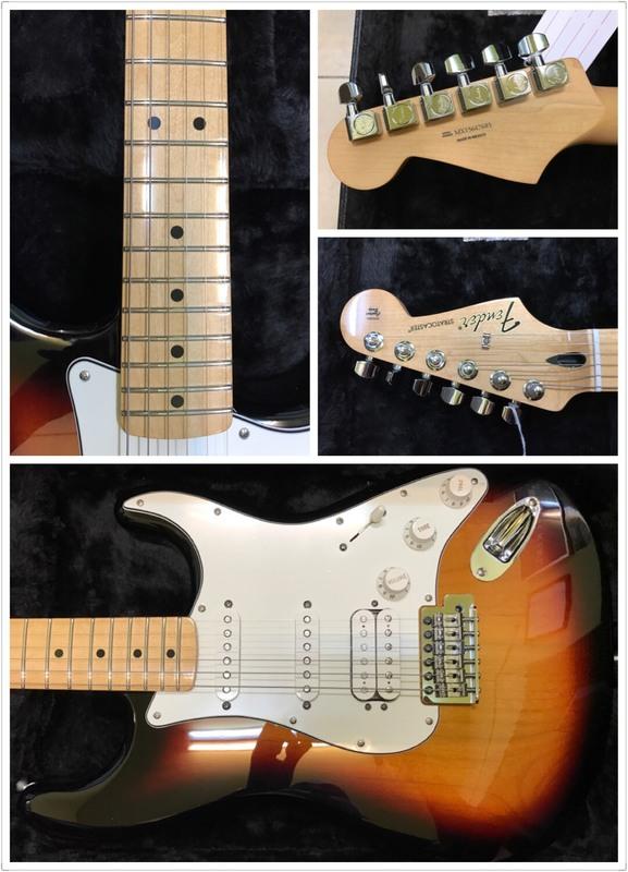 心田樂器】Fender Stratocaster Standard Mexico 墨廠SSH 單單雙楓木指