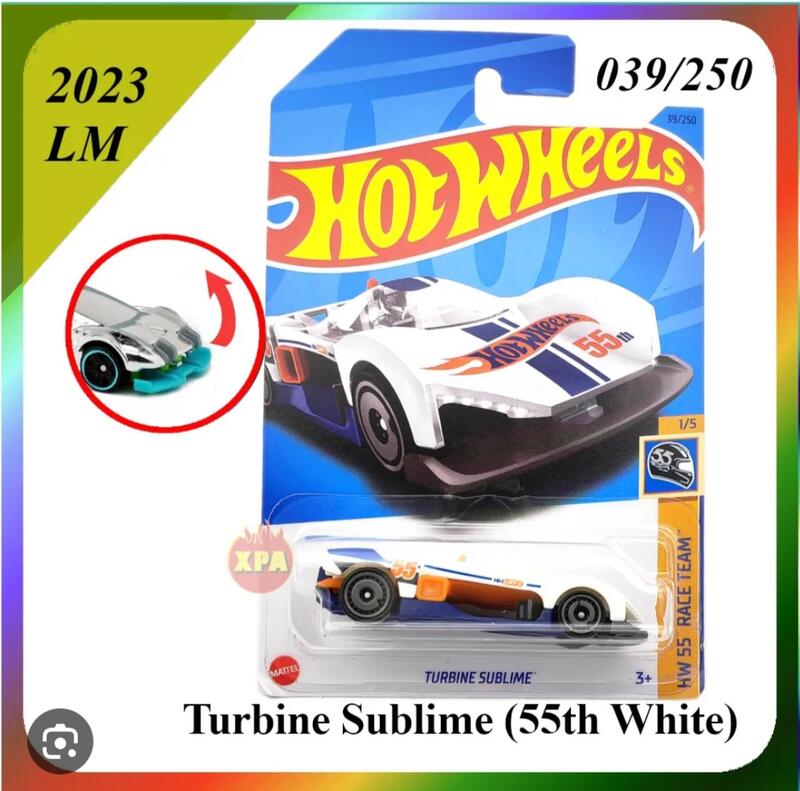 ^.^飛行屋(全新品)Hot Wheels 風火輪小汽車 合金車//TURBINE Sublime賽車(39/250)