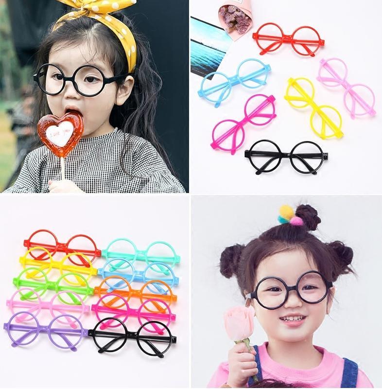 造型眼鏡 小孩無框眼鏡 兒童圓型鏡框架 阿拉蕾眼鏡 圓型框架 方型框架 兒童眼鏡 圓形無鏡片眼鏡 方型眼鏡框 小孩眼鏡架