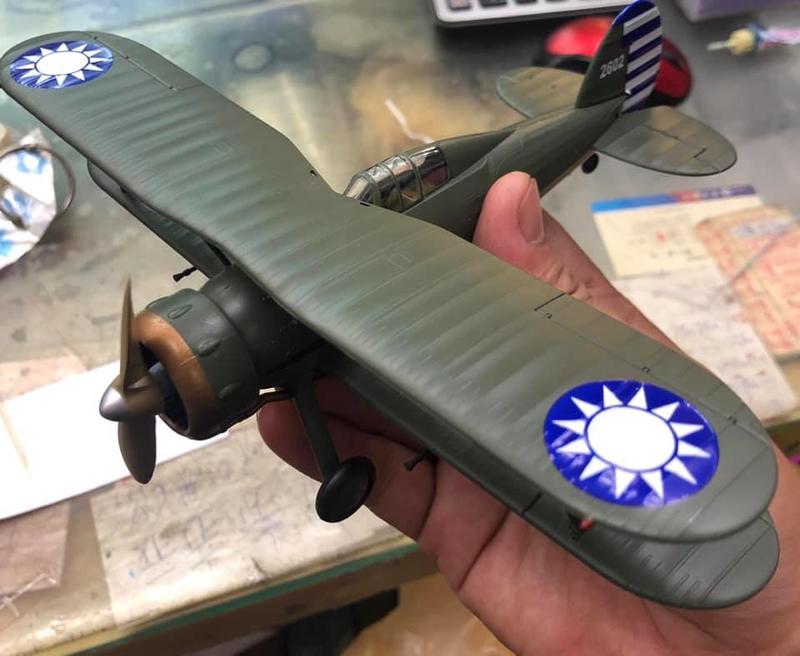 【模王 】國軍 格鬥士 角鬥士 Gloster Gladiator 比例 1/48 塑膠完成品