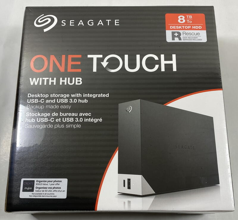 全新公司貨Seagate One Touch Hub 6T 8T 10T 12T 12TB 3.5吋外接硬碟