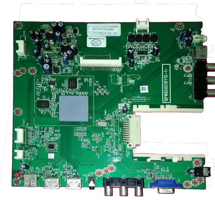 [維修]SAMPO EM-42VT2108D  42吋 LED液晶電視 亮紅燈/不過電/不開機 主機板維修服務