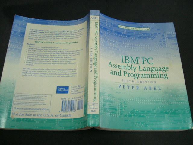 文瑄書坊《IBM PC ASSEMBLY LANGUAGE AND PROGRAMMING 5/E》0130319163 | 露天市集 | 全 ...