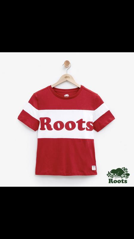 紅白RootsT恤短袖 尺寸XS 如圖 9成新