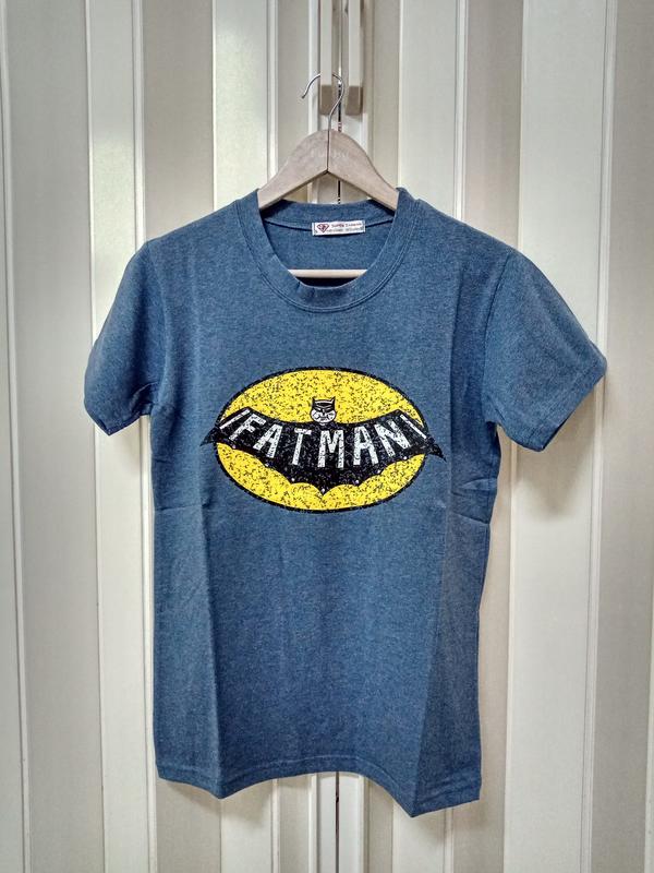 《KUSO搞怪系列》FATMAN 肥胖 蝙蝠俠 印花 親子裝 中性剪裁 棉製 T恤~布瓜咩~