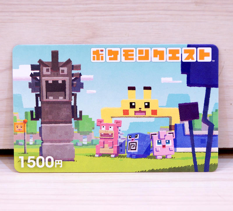 【缺貨】【員林雪風電玩】任天堂點數卡 日本 Nintendo 1500點 精靈寶可夢 樣式 【現貨供應】