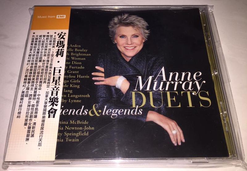 Anne Murray feat. Celine Dion 2007 Duets Taiwan OBI CD Album