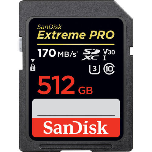 數位NO1* Sandisk Extreme Pro SDXC 512GB 170MB/s 記憶卡 公司貨