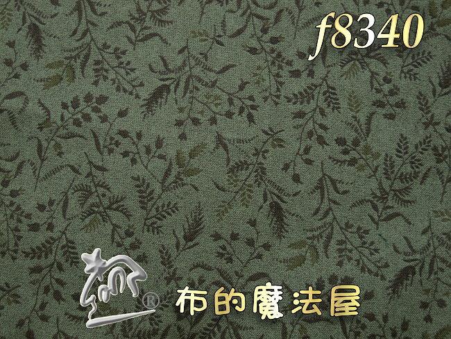 【布的魔法屋】f8340古典綠色純棉布料LECIEN日本進口布料(拼布布料/拼布材料/手工藝材料/可作拼布包包.拼布被)