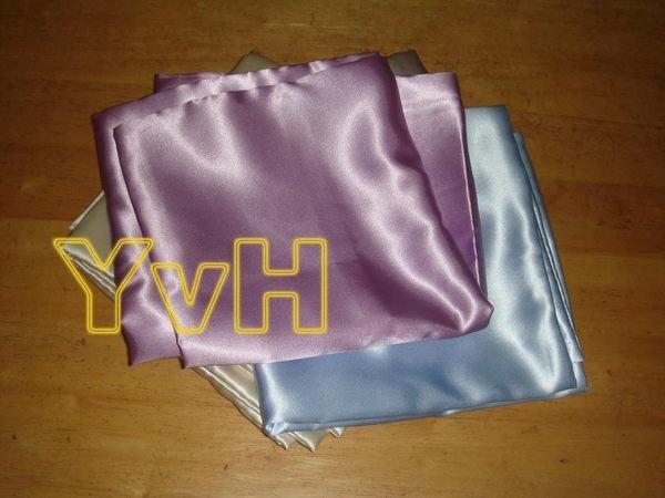 ==YvH==PillowCase Silk 台灣長纖絲緞 簡約素色 全絲緞信封型枕頭套1個 台灣印染製造