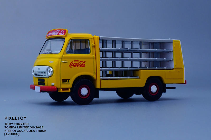 TOMY】TOMYTEC TOMICA NISSAN COCA COLA TRUCK【LV-100A
