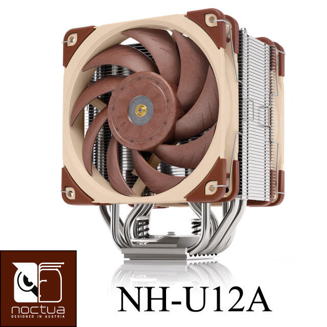 小白的生活工場*Noctua (NH-U12A)非對稱單塔七導管雙扇靜音CPU散熱器