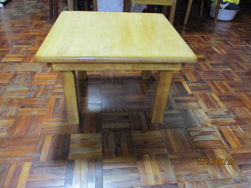 實木小方桌 正方桌 四方桌 可收折 可折疊 桌面厚度1.9公分 