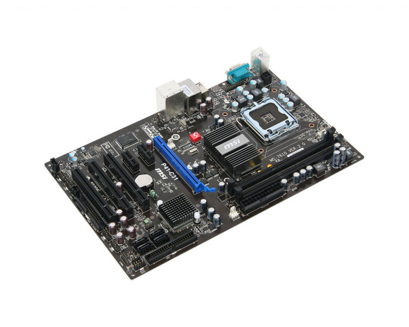 微星 MS-7610 P41-C31 775 主機板 PCIEx3 IDE 支援L5420 DDR3