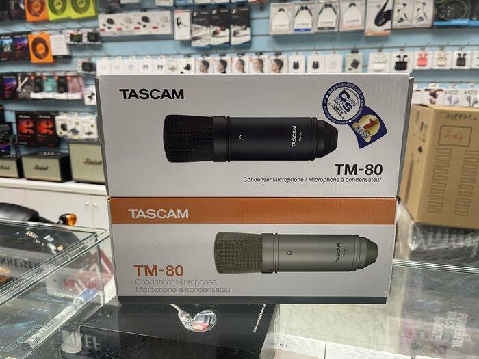 禾豐音響 直播專業麥克風 日本 TASCAM 電容式麥克風 TM-80 公司貨