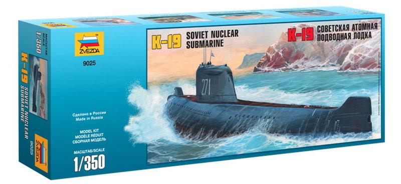 ZVEZDA  1//350  Soviet Nuclear Submarine K-19  (9025)