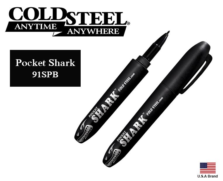 美國Cold Steel冷鋼鯊魚頭超高硬度強度Impact筆身防身用麥克筆【CS91SPB】