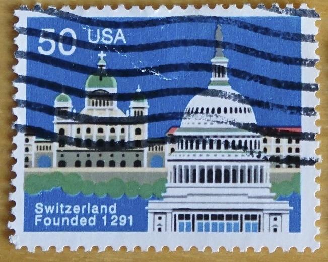 美國舊票-Switzerland Founded 1291