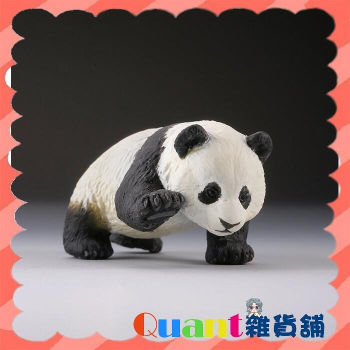 ∮Quant雜貨舖∮┌日本扭蛋┐海洋堂 膠囊Q博物館系列 圓滾滾可愛小貓熊 單售 黑白行走款 小熊貓的日常生活 熊貓日和