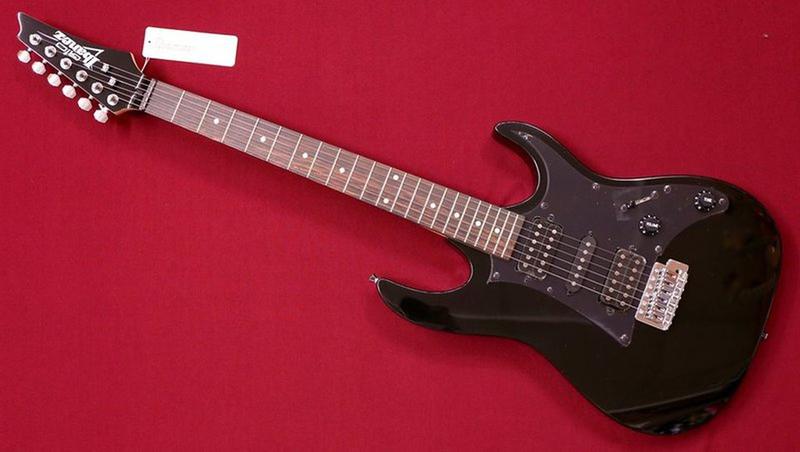 【大鼻子樂器】公司貨 Ibanez GRX-55 全新 電吉他 雙單雙 小搖座 日本名牌 HSH 黑