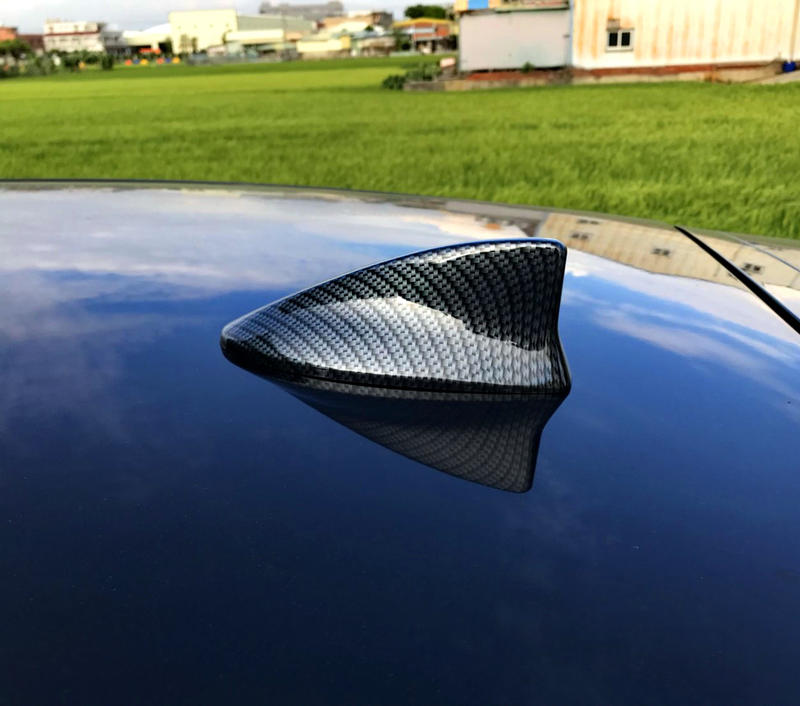 ~圓夢工廠~ Luxgen S5 2012~2015 2015~on 超質感 車頂鯊魚鰭天線蓋飾貼 水轉印 碳纖紋