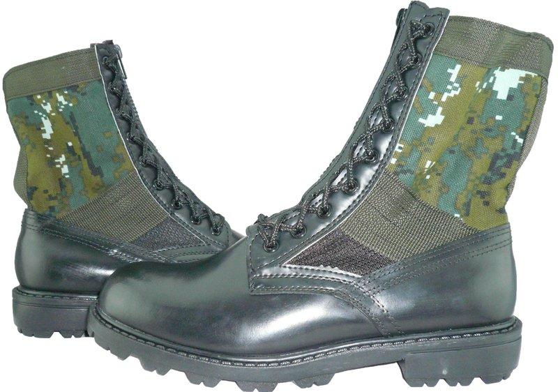 wmer軍用品 國軍數位迷彩戰鬥靴(附拉鍊盤)  野戰鞋 軍威牌 生存遊戲 工作休閒