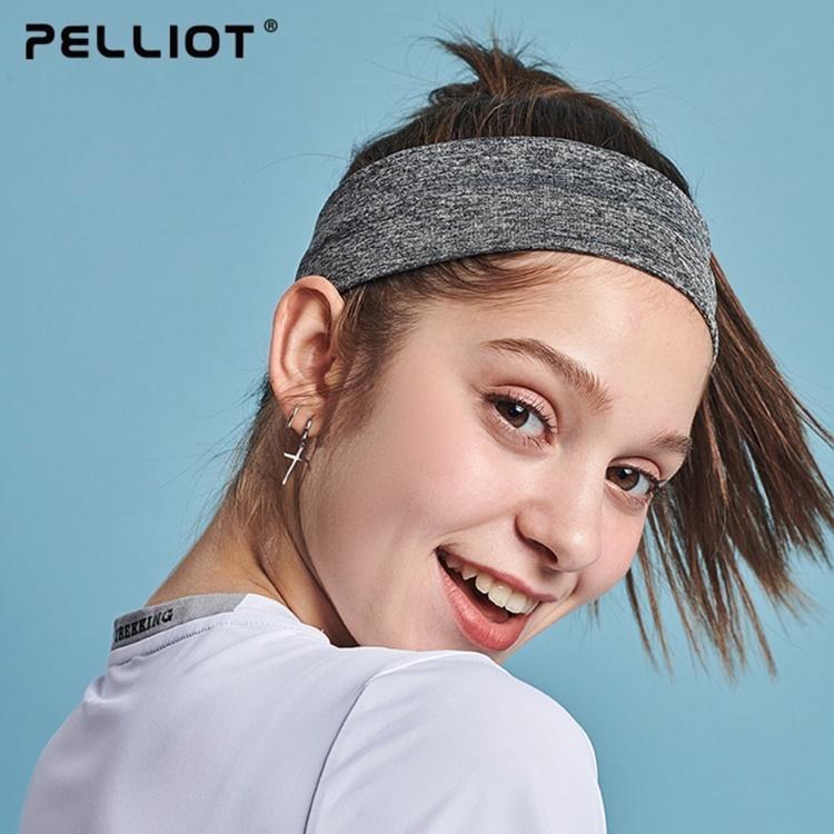 【露西小舖】Pelliot運動髮帶止汗帶束髮帶吸濕排汗髮帶洗臉束髮帶化妝髮帶運動頭帶透氣舒適彈力貼身適合健身瑜珈慢跑網球
