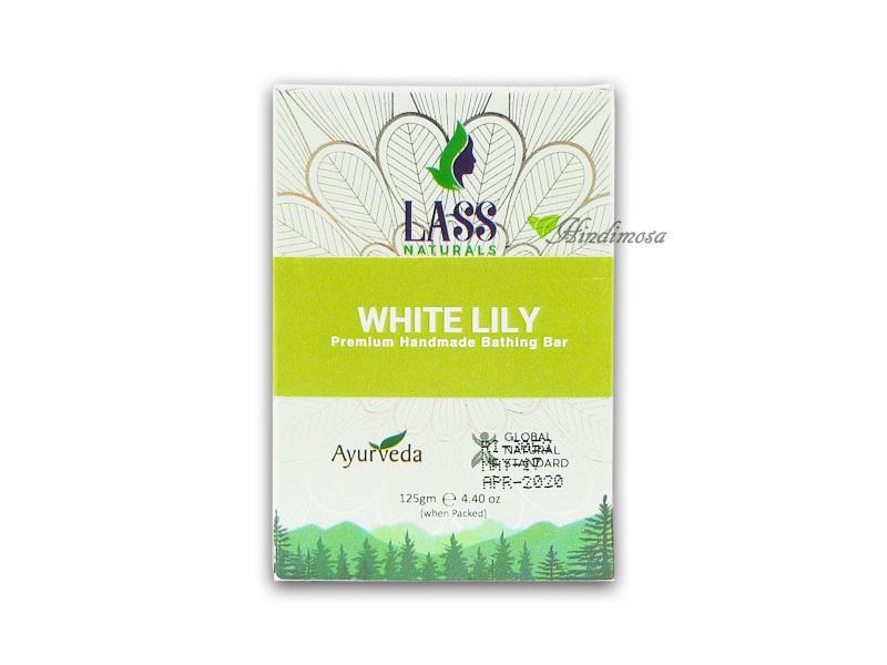 Lass 草本白百合手工精油香皂 White Lily Soap 125g 可搭 Medimix