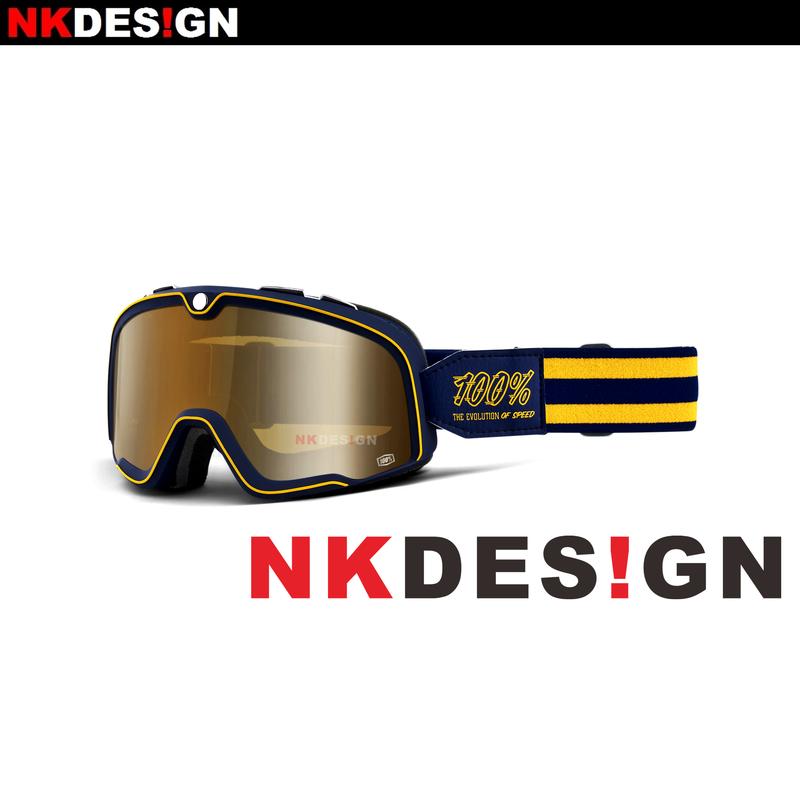NK的店：2020新款 100% Barstow Rat Race 藍黃框 復古風鏡 山車帽 可戴眼鏡