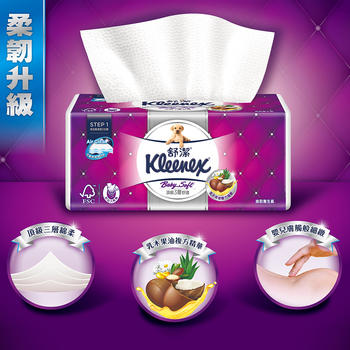 【costco好市多代買】【1099元】Kleenex 舒潔 三層抽取式衛生紙 110張 X 60入