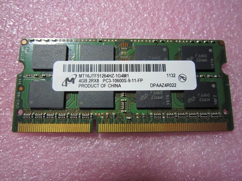 (看說明，先聯絡，勿先下標)賣DDR3 1333 4G 筆記型電腦記憶體