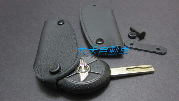 [大禾自動車] 正 BMW MINI 原廠精品 -- 真皮鑰匙皮套 R53 R56 COOPERS BMW 盾型鑰匙