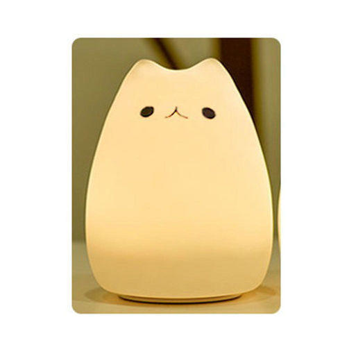 USB LED 七彩 動物 矽膠燈 人氣貓 招財貓 饞嘴貓