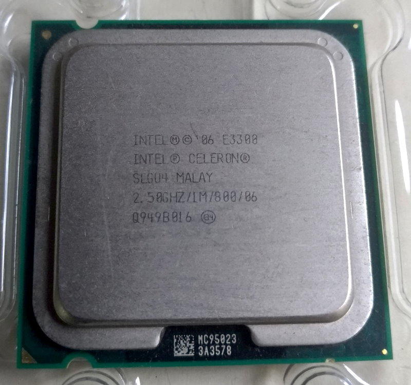 775腳位 Intel CPU 處理器 CELERON E3300 (2.5 GHz/ 1M /800)