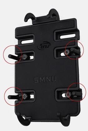 SMNU機車手機支架，車架，手機架，外送用(支援Iphone 7/8/XR/XS/11,Android系列)