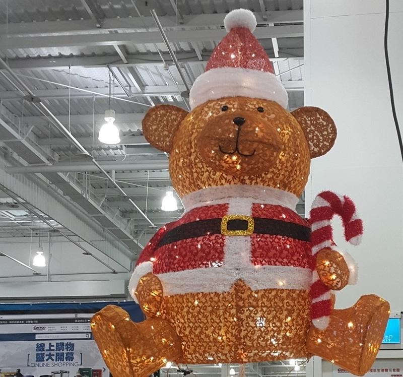 52吋 聖誕大熊裝飾燈 共200顆LED