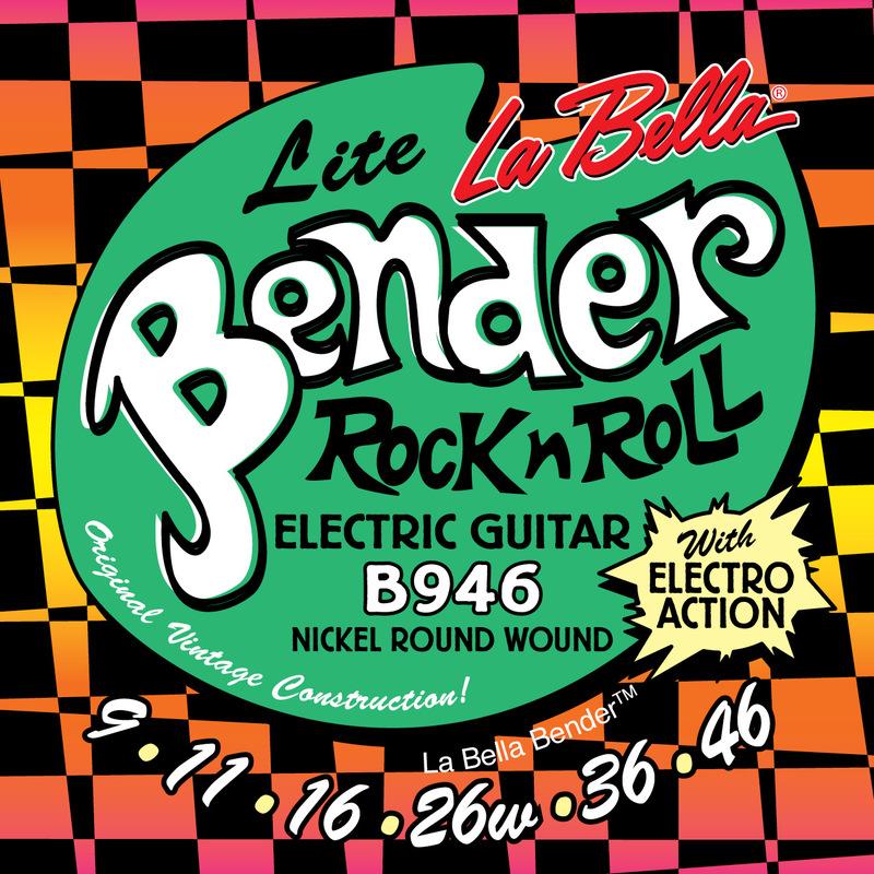 【ismusic】La Bella Lite Bender ★美國百年品牌原廠代理 ★電吉他弦 09-46 搖滾復刻