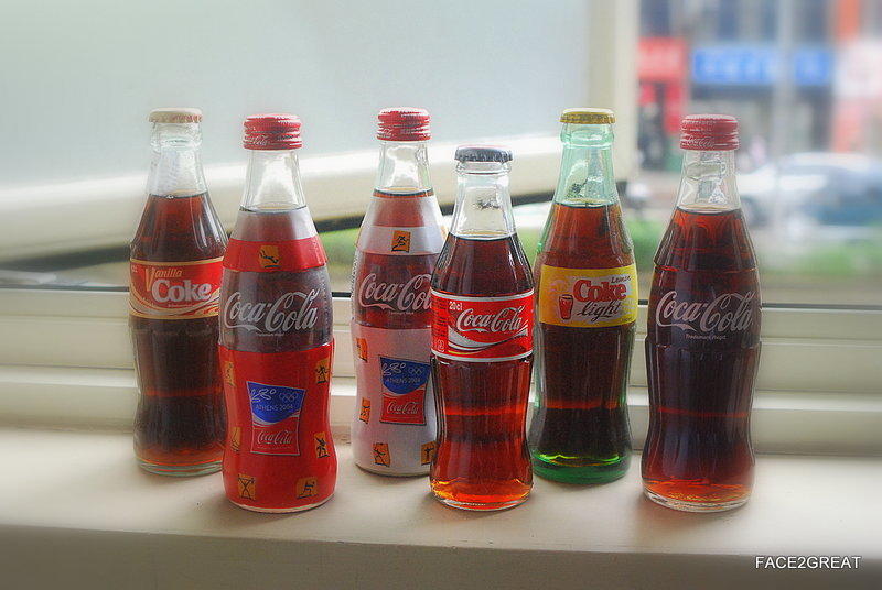 COKE COLA可口可樂玻璃瓶系列