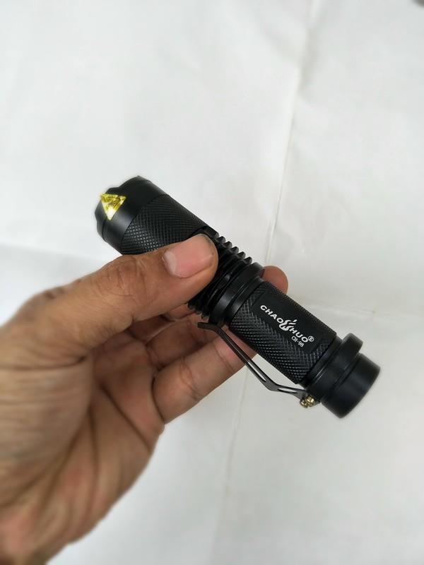 CREE XML L2 T6 U2 亮度1200流明 迷你放大版 帶背夾 強光手電筒  槍燈