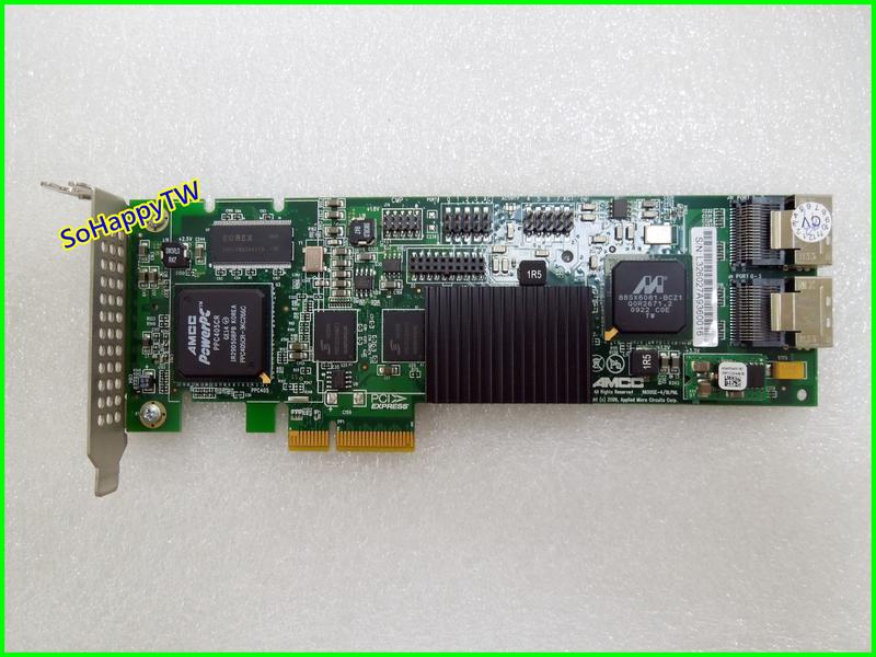 3ware 9650SE PCIe x4 SATAII 短擋磁碟陣列卡 3W-9650SE-8LPML SFF-8087