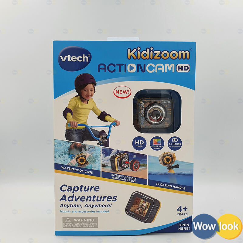 全新 Vtech Kidizoom Action Cam HD 兒童相機｜水中攝影 兒童 玩具【Wowlook】
