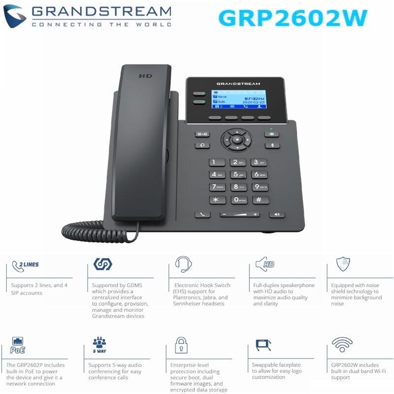 Grandstream GRP2602W WiFi 2Line 4SIP Phone 露天市集 全台最大的網路購物市集