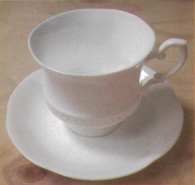 [estilo艾斯堤洛]骨瓷咖啡杯盤組(6杯6盤)/早餐杯碟/花茶杯盤