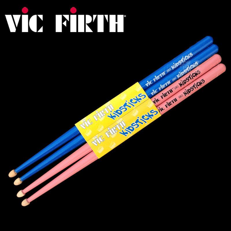 小叮噹的店- 美國 Vic Firth 兒童鼓棒 胡桃木 粉紅色KIDSPINK  藍色 KIDS