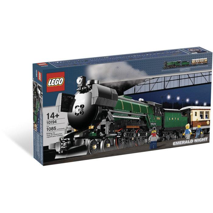 LEGO 樂高 10194 翡翠之夜蒸氣列車 Emerald Night 台樂 原裝外封塑膠膜