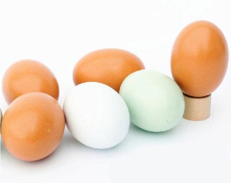 【雜貨店】木製仿真雞蛋 DIY彩繪創意木蛋鴨蛋 寶寶玩具 木製雞蛋 25元