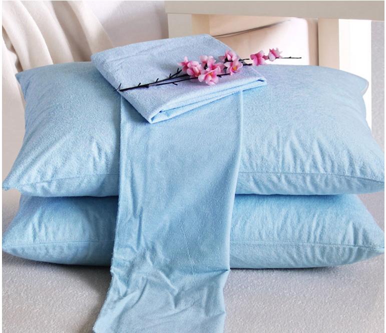 (山本熊批發網) 防水透氣枕頭套50x70cm   枕頭套 防水枕套 枕頭套 被套 雙人枕頭