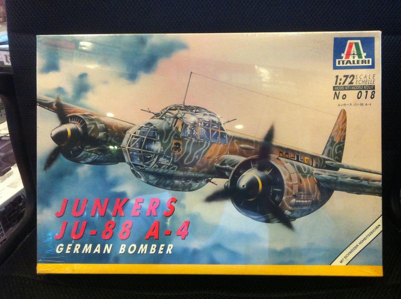 ITALERI Junkers Ju-88A4德軍轟炸機(1/72)