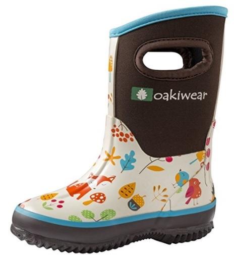 ㊣USA Gossip㊣ Oakiwear Kid's Neoprene Muck Boots 兒童雨靴